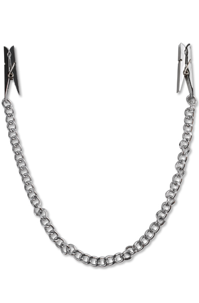 Pipedream Fetish Fantasy Nipple Chain Clips Bröstklämmor med kedja | | Intimast