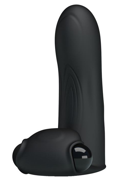 Pretty Love Adonis Finger Sleeve Vibrator Black Fingervibrator | | Intimast