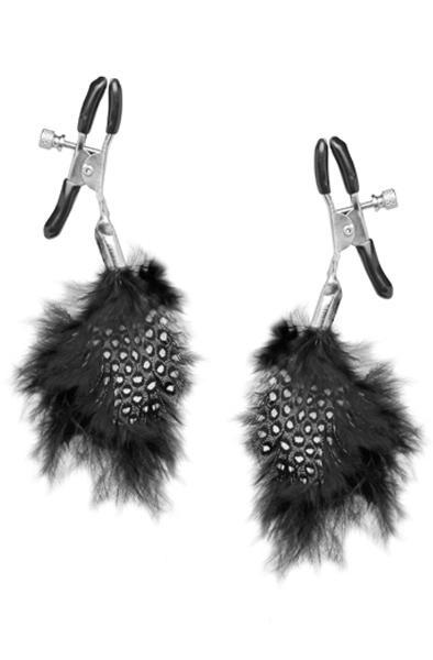 Pipedream Fetish Fantasy Feather Nipple Clamps Bröstvårtsklämmor | | Intimast