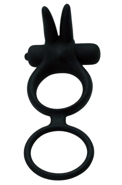 TOYZ4LOVERS Timeless Dual Ring Black Penispump med vibrator |  | Intimast