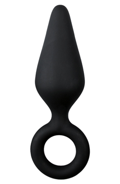 Easytoys Black Buttplugs With Pull Ring Small Analplugg |  | Intimast