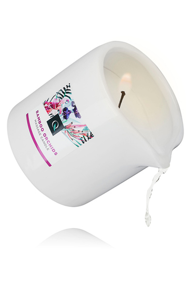 Exotiq Massage Candle Bamboo Orchids 200g Massageljus | | Intimast