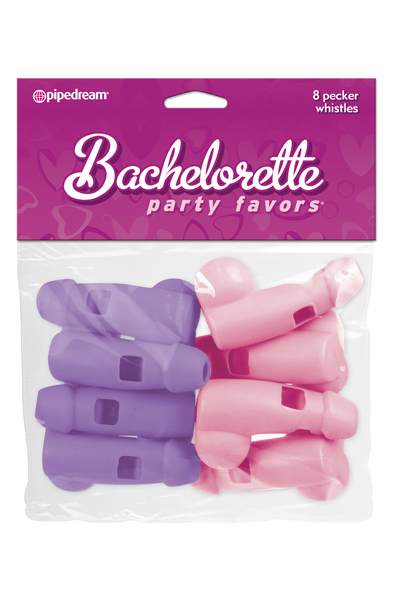 Pipedream Bachelorette Pecker Whistles Pink & Purple Visselpipa | | Intimast