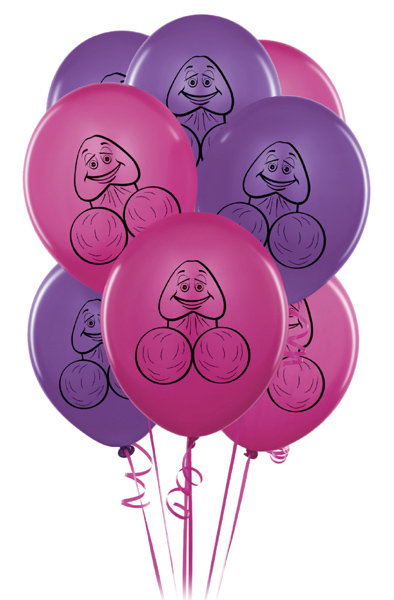 Pipedream Bachelorette Party Pecker Balloons Ballonger | | Intimast