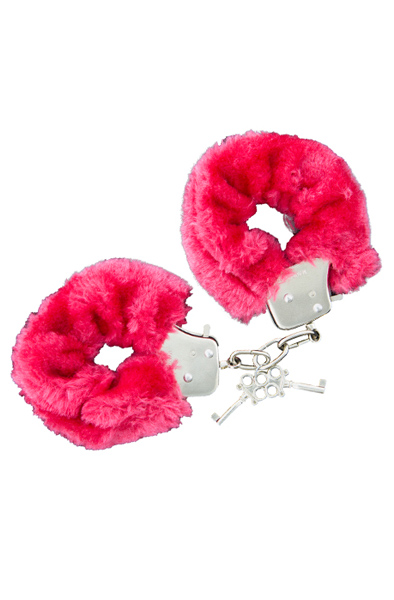 Guilty Pleasure Furry Handcuffs Red Handbojor med fluff |  | Intimast