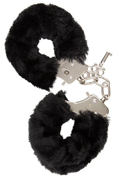 Guilty Pleasure Furry Handcuffs Black Handbojor med fluff |  | Intimast