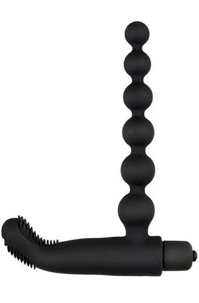 Easytoys Beaded Buddy Vibrator Black Analstimulering |  | Intimast