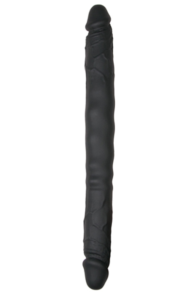 Silicone Double Ended Dildo Black 30 cm Dubbeldildo |  | Intimast