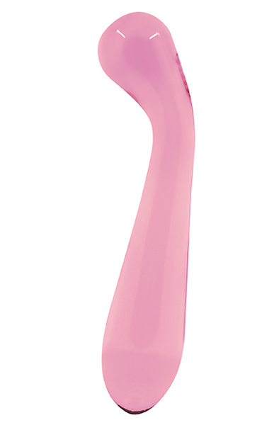NS Novelties Crystal Glass G-Spot Wand Pink 16cm Glasdildo | | Intimast