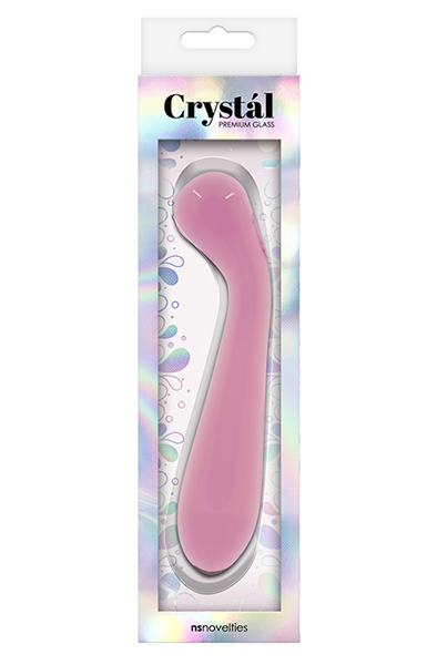 Alternativ bild 1 för Crystal Glass G-Spot Wand - Rosa