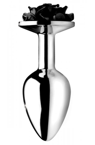 Alternativ bild 1 för Black Rose Butt Plug - Small