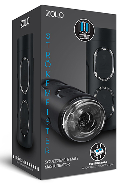 Alternativ bild 0 för Strökemeister Squeezable Male Masturbator - Svart