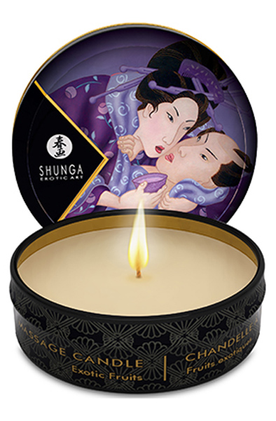 Shunga Erotic Art Massage Candle Exotic Fruits 30ml Massageljus | | Intimast