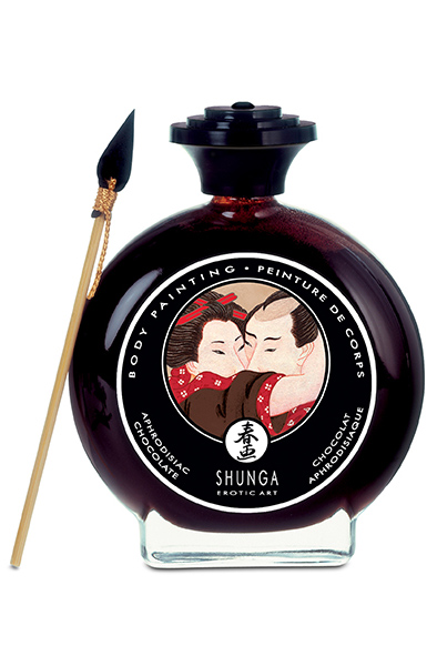 Shunga Erotic Art Bodypaint Chocolate 100ml Kroppsfärg | | Intimast