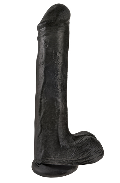 Pipedream King Cock with Balls Black 33cm XL dildo | | Intimast