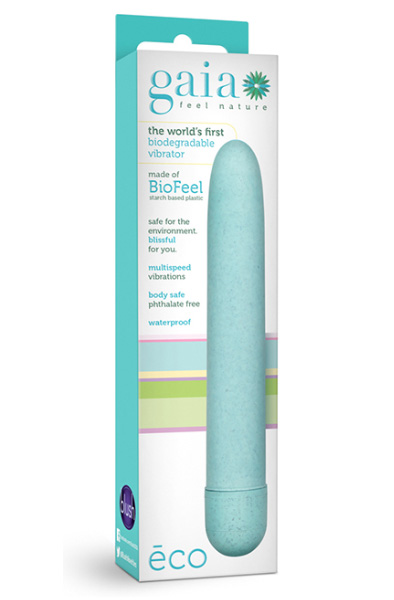 Alternativ bild 1 för Eco Gaia Aqua - Ekologisk & Nedbrytbar Vibrator