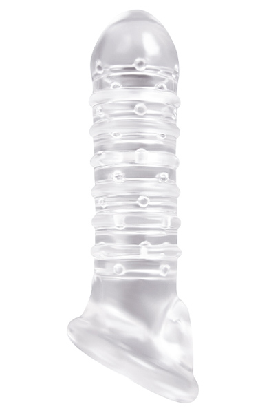 NS Novelties Renegade Ribbed Extension Clear Penisöverdrag |  | Intimast