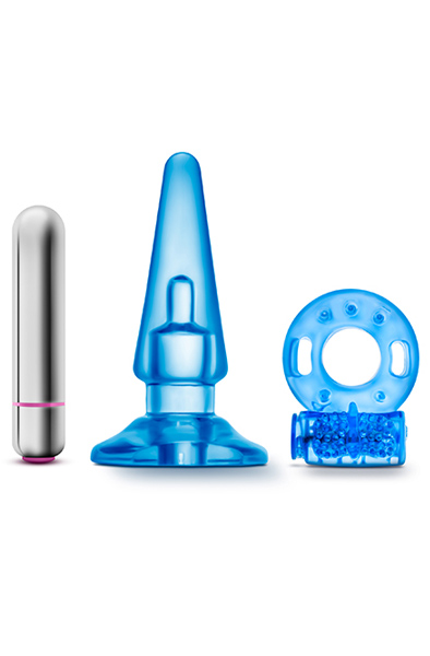 Quickie Kit Get Off Blue Analpluggar paket | | Intimast
