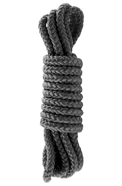 Pipedream Mini Silk Rope Black 1,83m BDSM rep | | Intimast