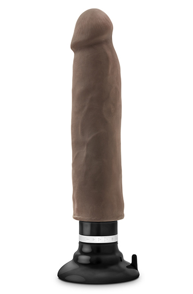 Au Naturel Magnum Vibrating Dong Chocolate 28cm Dildo med vibrator | | Intimast