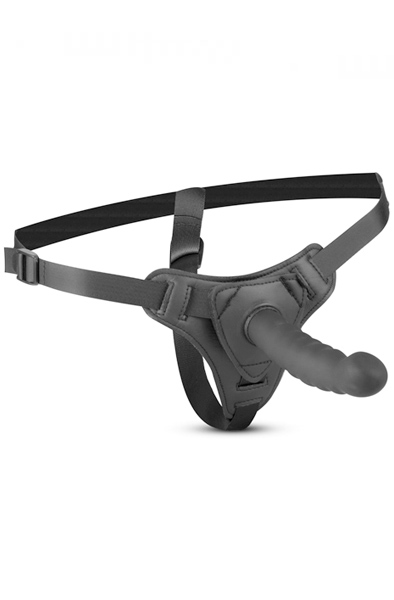 Easytoys Silicone Strap-On Bended 14,5 cm Strap-on med sele | | Intimast