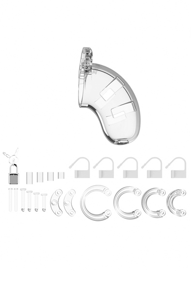 Alternativ bild 1 för Mancage #01 Chastity 3.5" - Cock Cage Clear