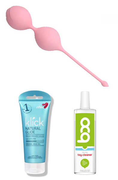 Startpaket knipkulor henne Knipkulor, glidmedel och rengöring |  | Intimast