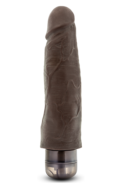 Dr. Skin Cock Vibe 14 Chocolate 17 cm Dildo med vibrator | | Intimast