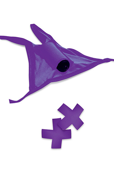 Pipedream Vibrating Crotchless Panty and Pasties Set Trosvibrator |  | Intimast