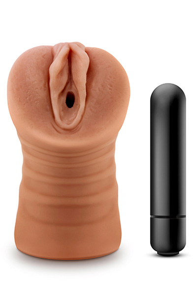 M For Men Julieta Mocha Masturbator med vibration | | Intimast