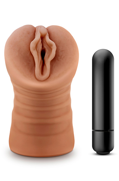M For Men Sofia Mocha Lösvagina med vibrator | | Intimast