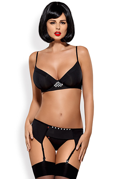 Obsessive Gretia 3 pcs Set L/XL Sexiga underkläder | | Intimast