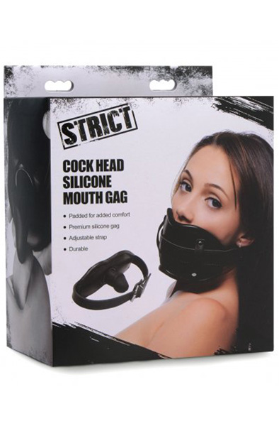 Strict Cock Head Silicone Mouth Gag Gagball | | Intimast