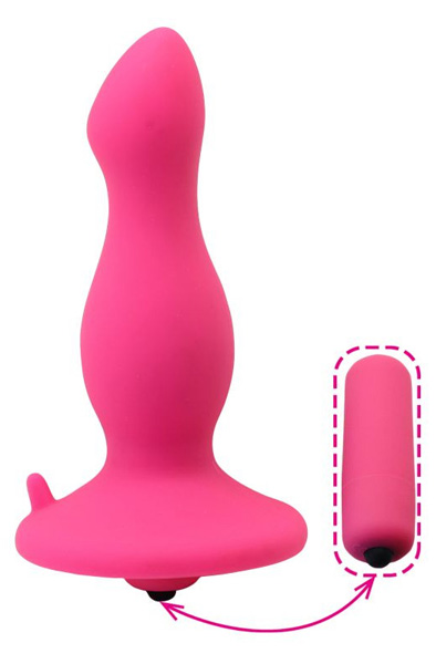 TOYZ4LOVERS Anal Bullet Pink Analplugg med vibrator |  | Intimast