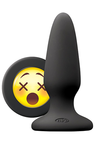 NS Novelties Mojis WTF Medium Black Analplugg | | Intimast