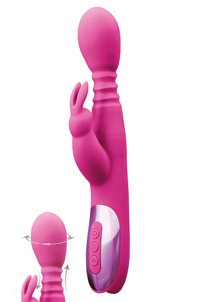NS Novelties Inya Revolve Pink Rabbitvibrator | | Intimast