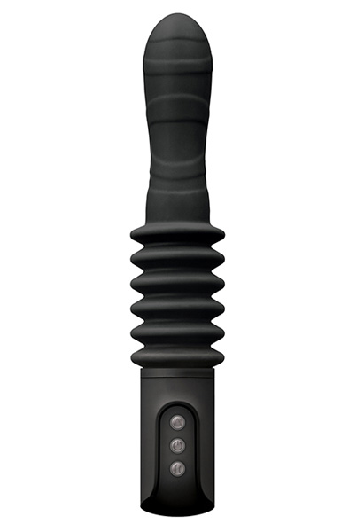 NS Novelties Renegade Deep Stroker Black Analdildo med vibration | | Intimast