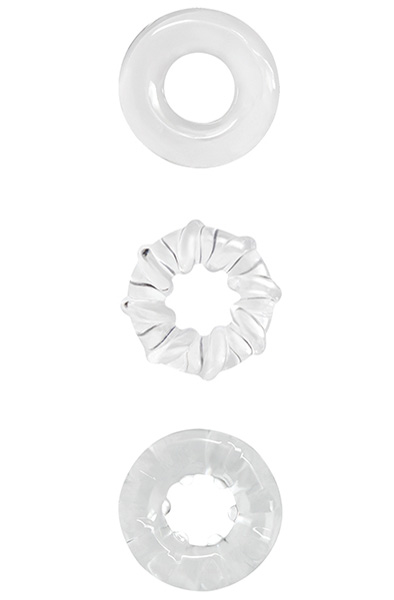 NS Novelties Renegade Dyno Rings Clear Penisringar paket | | Intimast