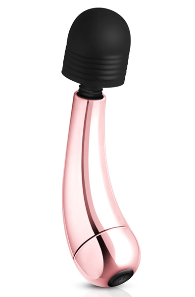 Rosy Gold Nouveau Mini Curve Magicwand / Massagewand | | Intimast