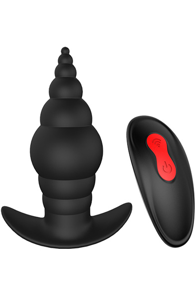 Dream Toys Cheeky Love Remote Anal Turrid Black Fjärrstyrd analplugg | | Intimast