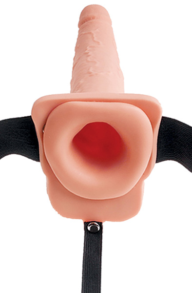 Alternativ bild 1 för Hollow Squirting Strap-On 22 cm
