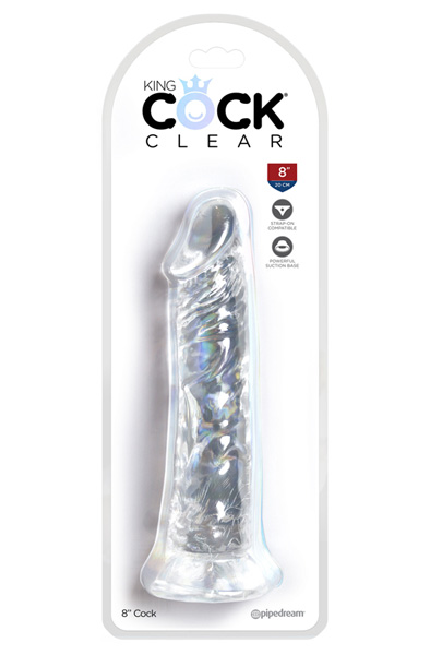 Alternativ bild 1 för Pipedream King Cock Dildo Clear 20 cm Dildo