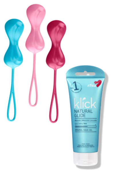 Knip-paket Satisfyer balls & RFSU Glidmedel Paketerbjudande |  | Intimast