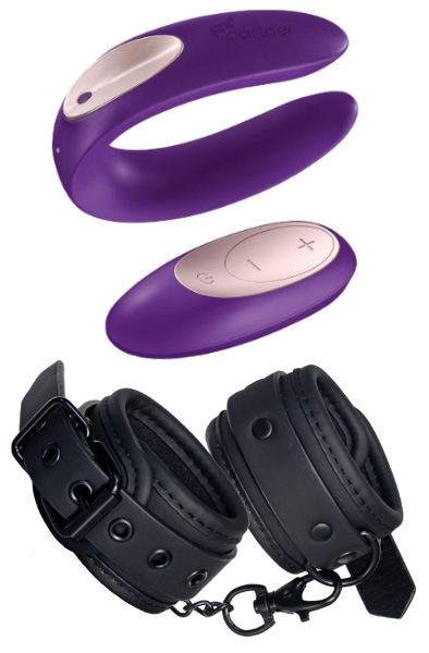 Satisfyer Partner Plus Remote + Handbojor Paketerbjudande |  | Intimast
