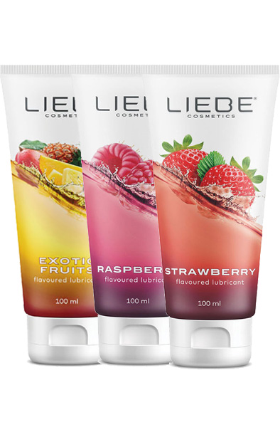 Smakpaket Glidmedel Jordgubb + Hallon + Exotiska Frukter 3x1 Paketerbjudande |  | Intimast