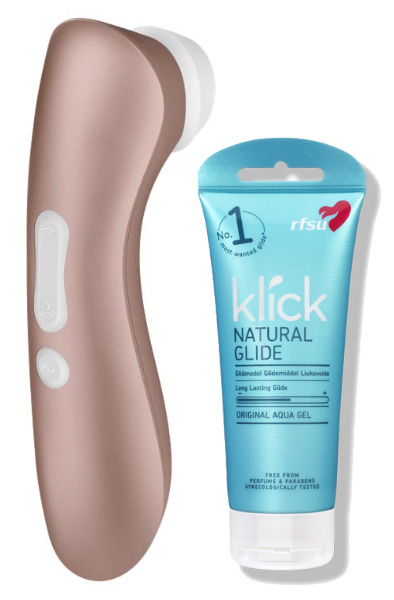 Satisfyer Pro 2 Vibration + RFSU Glidmedel Paketerbjudande |  | Intimast