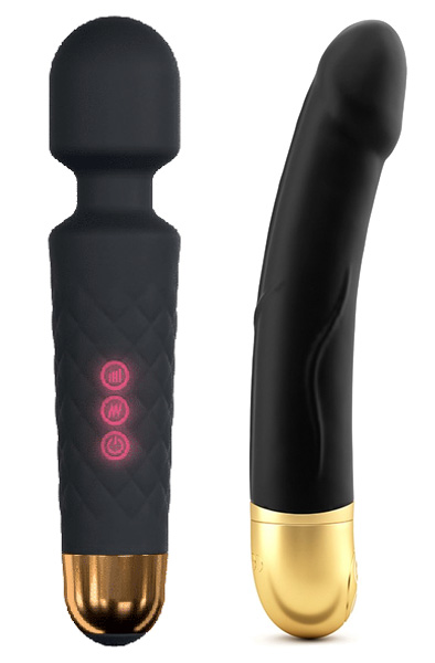 Marc Dorcel Wand + Real Vibration M Black Paketerbjudande |  | Intimast