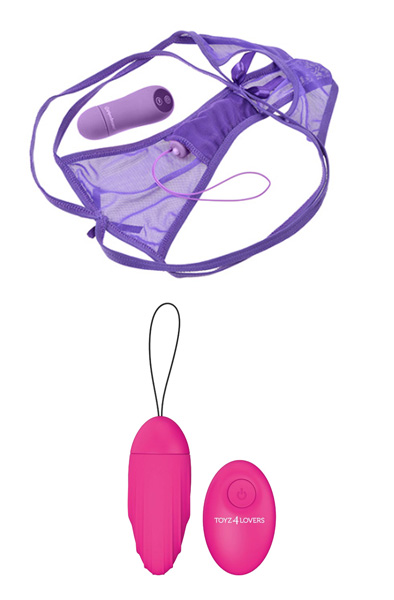 Cheeky Panty Thrill-Her + Vibrating Egg Remote Control Paketerbjudande |  | Intimast