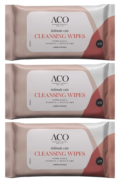 Paketerbjudande - 3-pack ACO Cleansing Wipes Paketerbjudande |  | Intimast