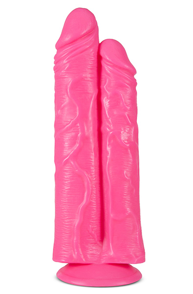 Big As Fuk Double Cock Pink 26,5 cm Dubbeldildo | | Intimast
